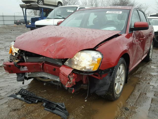 1FAFP24176G167482 - 2006 FORD FIVE HUNDR BURGUNDY photo 2