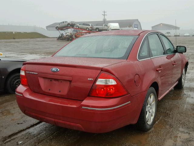 1FAFP24176G167482 - 2006 FORD FIVE HUNDR BURGUNDY photo 4