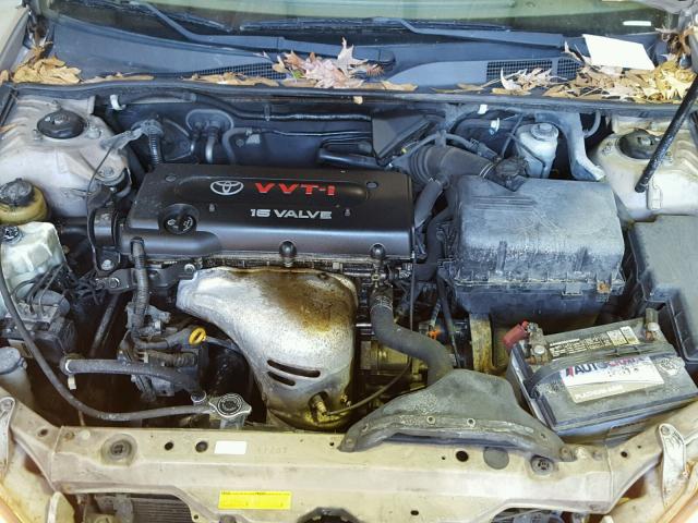 4T1BE32KX5U048935 - 2005 TOYOTA CAMRY LE GOLD photo 7