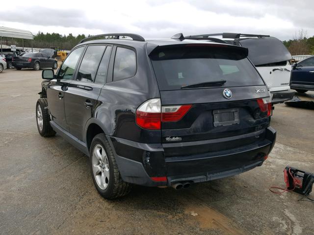 WBXPC934X7WF20227 - 2007 BMW X3 3.0SI BLACK photo 3