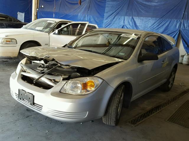 1G1AK15F467635894 - 2006 CHEVROLET COBALT LS SILVER photo 2