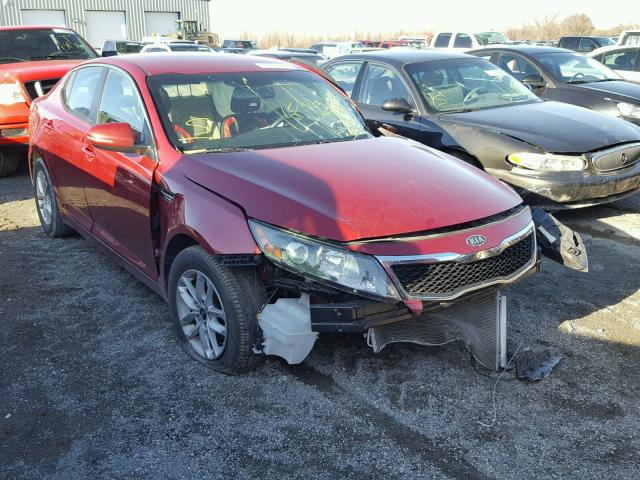 KNAGM4A73B5186805 - 2011 KIA OPTIMA LX RED photo 1