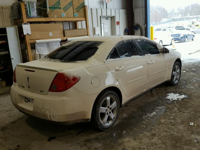 1G2ZH58N474272541 - 2007 PONTIAC G6 GT WHITE photo 4