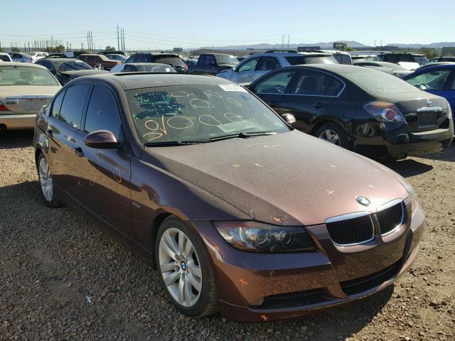 WBAVA33547KX71732 - 2007 BMW 328 I MAROON photo 1