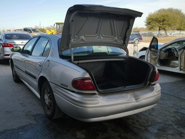 1G4HP54K724211291 - 2002 BUICK LESABRE CU SILVER photo 3