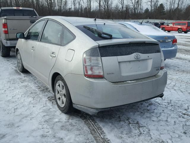 JTDKB20U753021578 - 2005 TOYOTA PRIUS SILVER photo 3