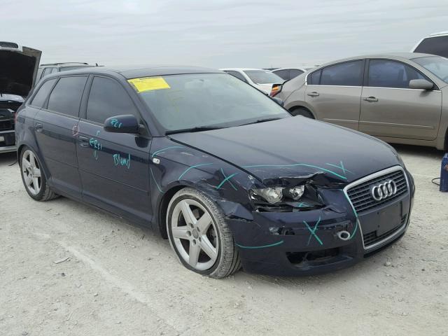 WAUHF78P36A043338 - 2006 AUDI A3 2 BLUE photo 1