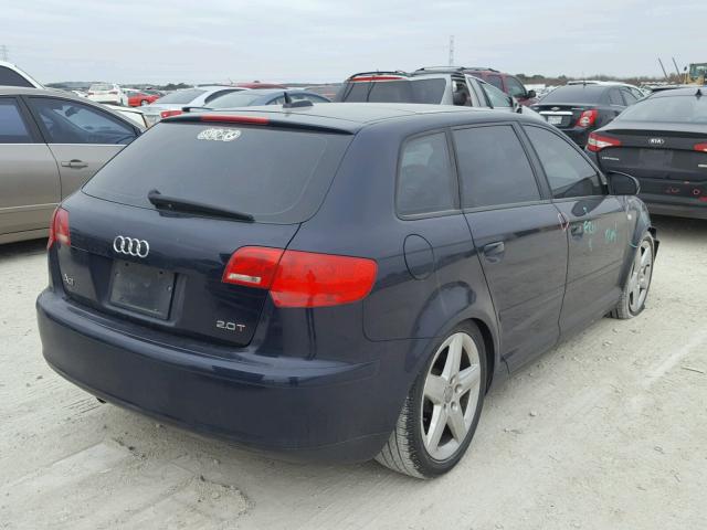 WAUHF78P36A043338 - 2006 AUDI A3 2 BLUE photo 4