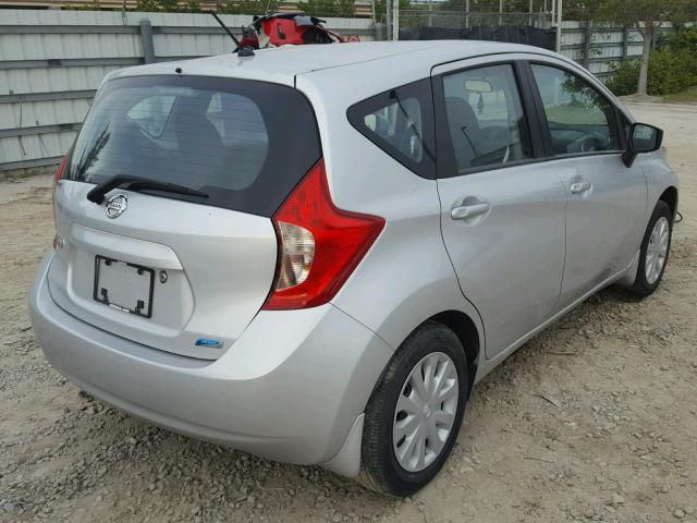 3N1CE2CP2FL397423 - 2015 NISSAN VERSA NOTE SILVER photo 4