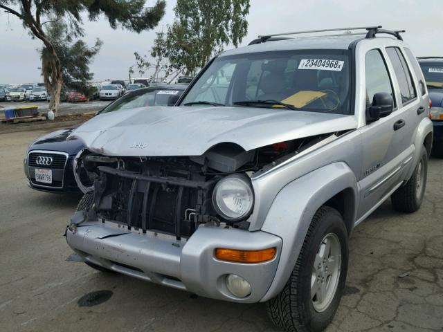 1J4GK58K53W649462 - 2003 JEEP LIBERTY LI SILVER photo 2