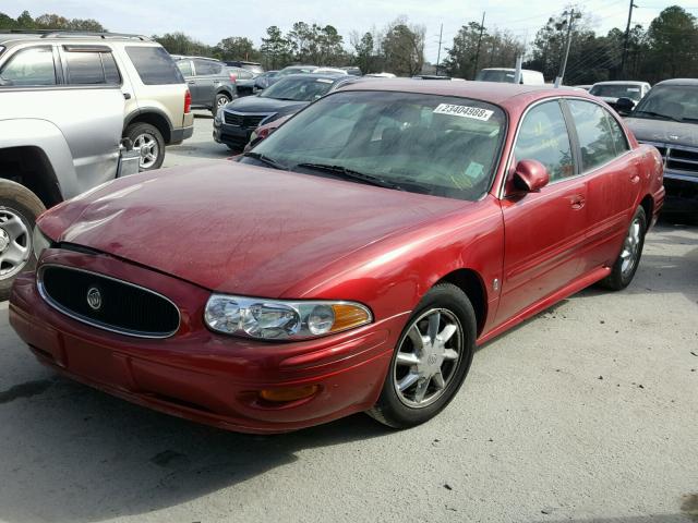 1G4HR54K53U285532 - 2003 BUICK LESABRE LI RED photo 2