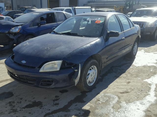 1G1JC524817206564 - 2001 CHEVROLET CAVALIER B BLUE photo 2