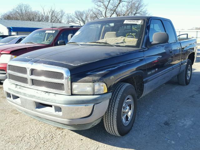 3B7HC13Y1XG106688 - 1999 DODGE RAM 1500 BLACK photo 2