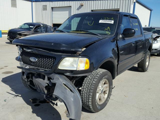 1FTRW08L82KB51471 - 2002 FORD F150 SUPER BLACK photo 2