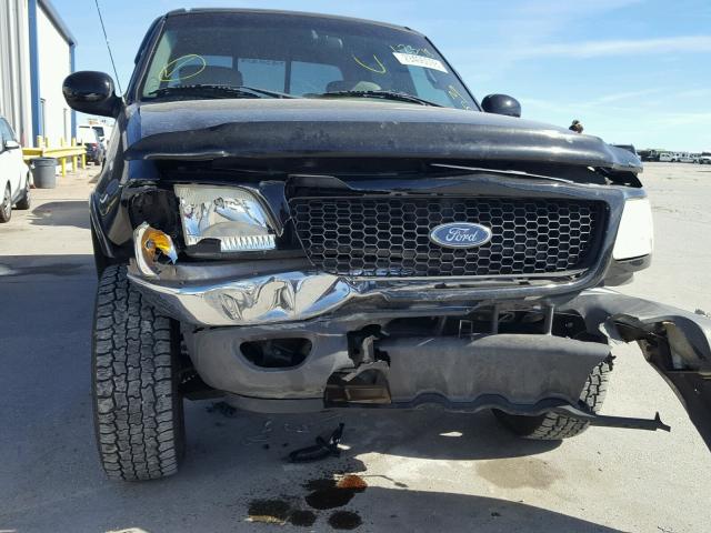 1FTRW08L82KB51471 - 2002 FORD F150 SUPER BLACK photo 9