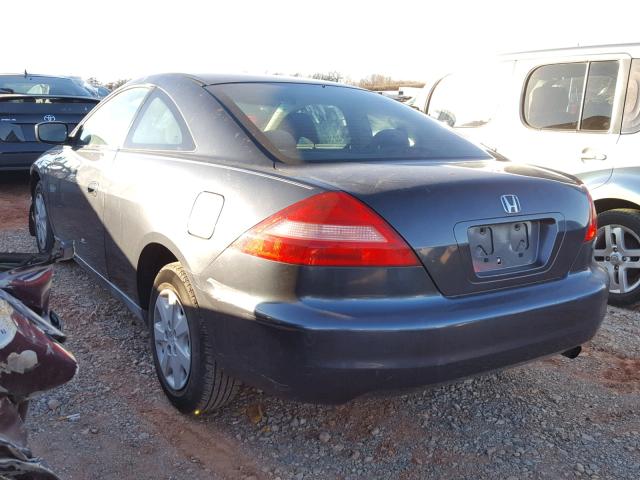 1HGCM72244A020956 - 2004 HONDA ACCORD LX BLUE photo 3