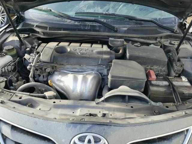 4T4BF3EK0BR184680 - 2011 TOYOTA CAMRY BASE GRAY photo 7