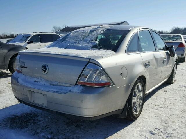 1MEHM42W88G618345 - 2008 MERCURY SABLE PREM SILVER photo 4