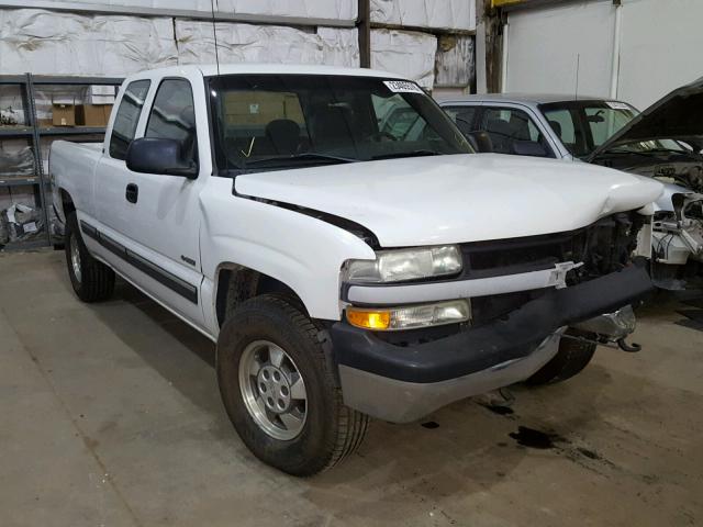 1GCEK19V11E280052 - 2001 CHEVROLET SILVERADO WHITE photo 1