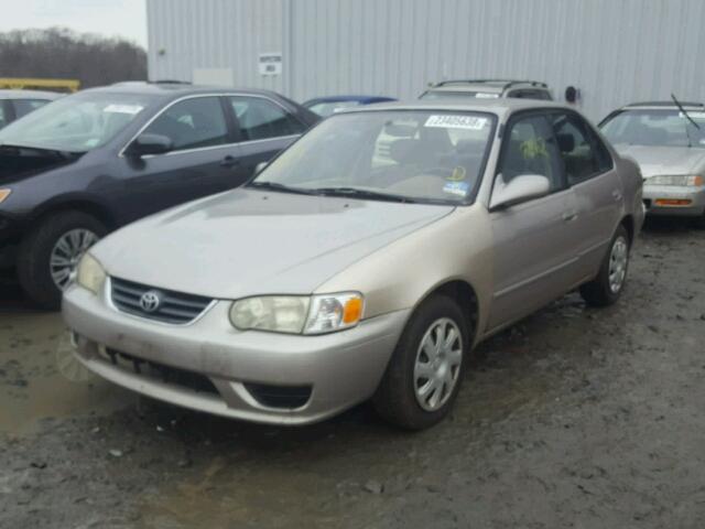 1NXBR12E32Z622242 - 2002 TOYOTA COROLLA CE BEIGE photo 2