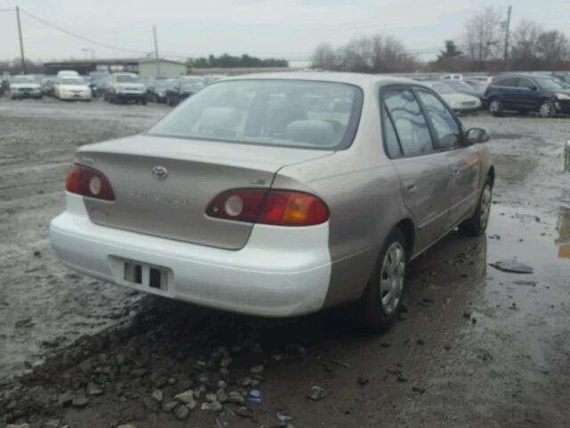 1NXBR12E32Z622242 - 2002 TOYOTA COROLLA CE BEIGE photo 4