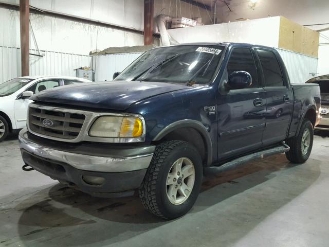 1FTRW08L13KA37264 - 2003 FORD F150 SUPER BLUE photo 2