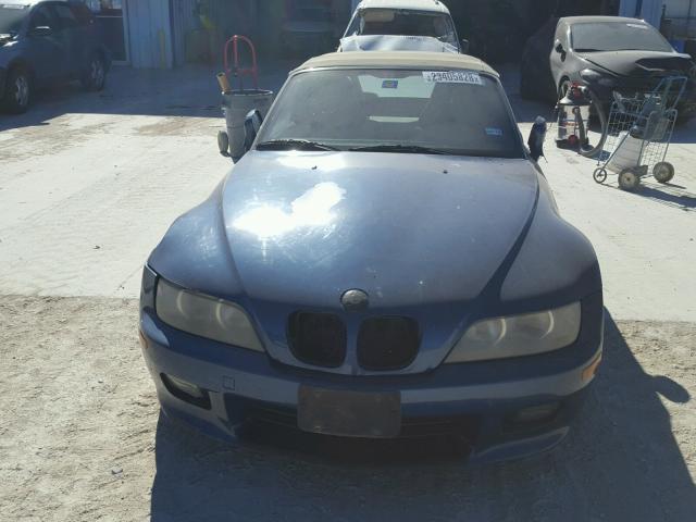 4USCH3348YLF70759 - 2000 BMW Z3 2.8 BLUE photo 9