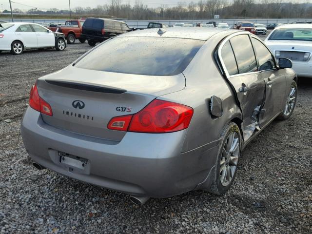 JNKBV61E17M728595 - 2007 INFINITI G35 CHARCOAL photo 4