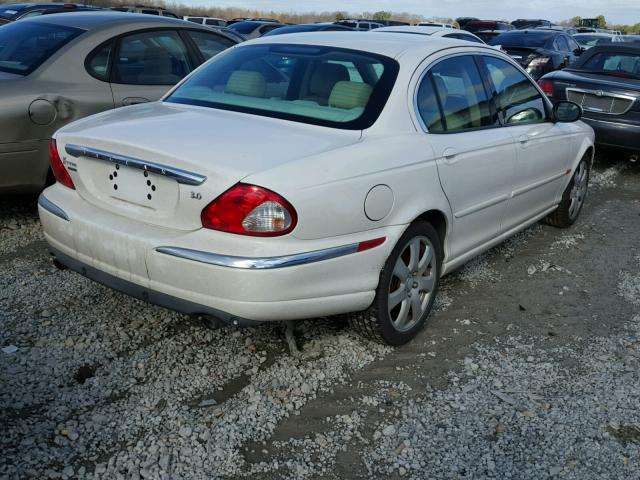 SAJEA51C94WE12482 - 2004 JAGUAR X-TYPE 3.0 WHITE photo 4