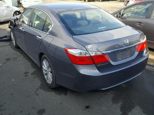 1HGCR2F71DA086987 - 2013 HONDA ACCORD EX CHARCOAL photo 3