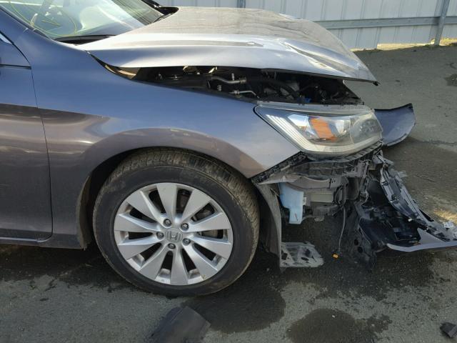 1HGCR2F71DA086987 - 2013 HONDA ACCORD EX CHARCOAL photo 9