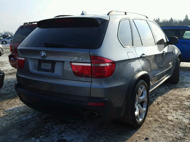 5UXFE835X7LZ42680 - 2007 BMW X5 4.8I GRAY photo 4