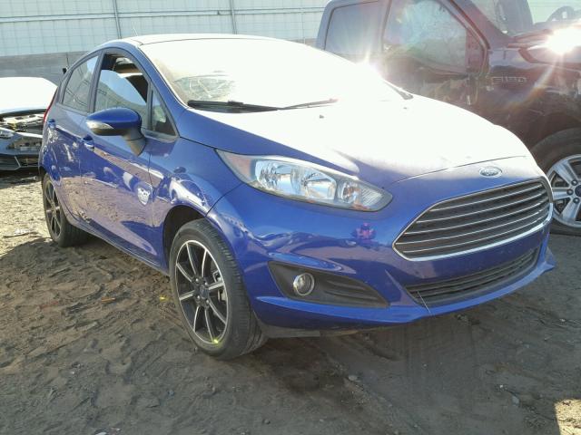 3FADP4EJ6FM150907 - 2015 FORD FIESTA SE BLUE photo 1