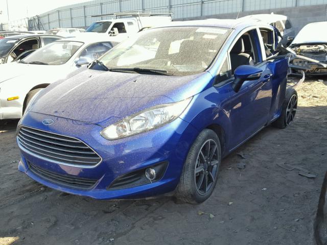 3FADP4EJ6FM150907 - 2015 FORD FIESTA SE BLUE photo 2