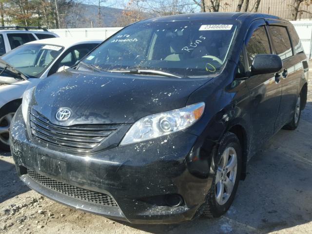 5TDZK3DC2ES463494 - 2014 TOYOTA SIENNA BAS BLACK photo 2