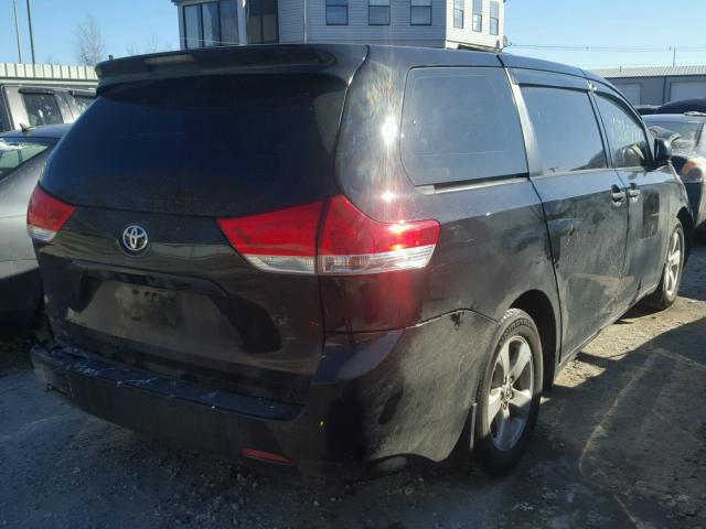 5TDZK3DC2ES463494 - 2014 TOYOTA SIENNA BAS BLACK photo 4