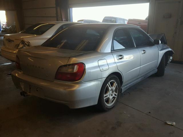 JF1GD29643G511041 - 2003 SUBARU IMPREZA WR GRAY photo 4