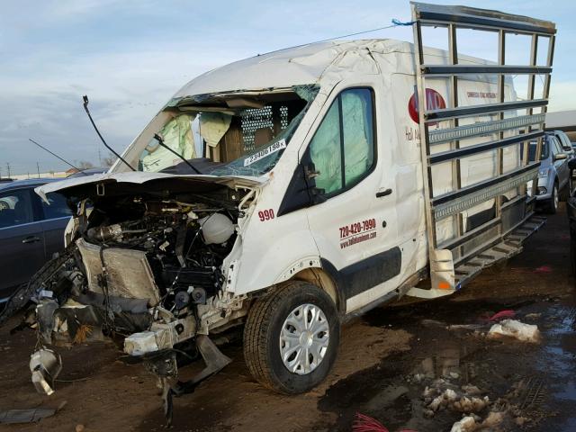 1FTBW2CG0HKB38990 - 2017 FORD TRANSIT T- WHITE photo 2