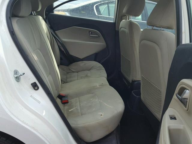 KNADM5A33C6017417 - 2012 KIA RIO LX Սպիտակ լուսանկար 6