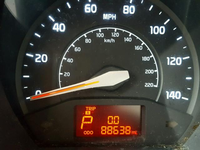 KNADM5A33C6017417 - 2012 KIA RIO LX Սպիտակ լուսանկար 8