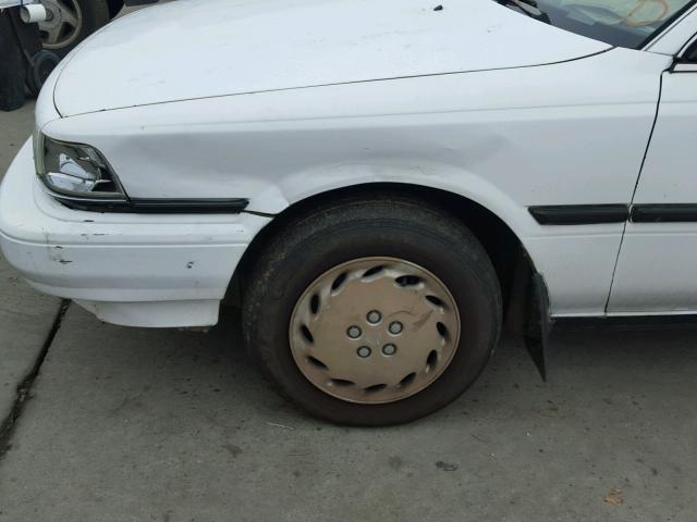 4T1SV21E5MU452696 - 1991 TOYOTA CAMRY DLX WHITE photo 9