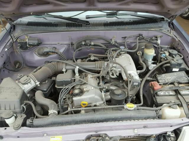 4TANL42N9WZ000222 - 1998 TOYOTA TACOMA BLUE photo 7