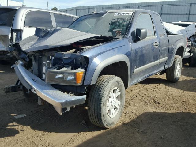 1GCDT39E888195030 - 2008 CHEVROLET COLORADO L BLUE photo 2