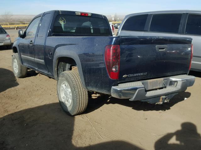 1GCDT39E888195030 - 2008 CHEVROLET COLORADO L BLUE photo 3