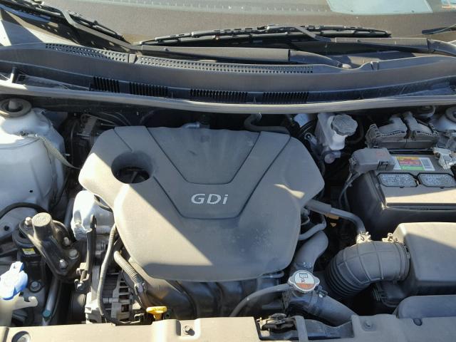 KMHCT5AE1CU034503 - 2012 HYUNDAI ACCENT GLS SILVER photo 7