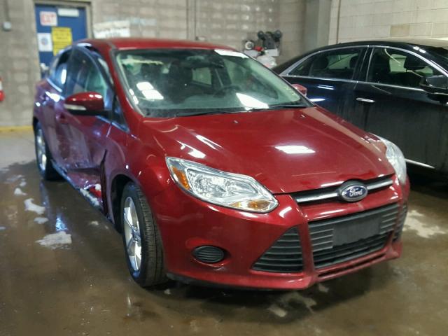 1FADP3K24DL259128 - 2013 FORD FOCUS SE RED photo 1