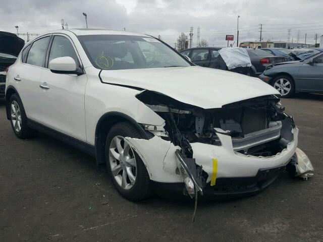 JN1AJ0HR4AM752673 - 2010 INFINITI EX35 BASE WHITE photo 1