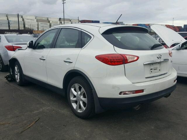 JN1AJ0HR4AM752673 - 2010 INFINITI EX35 BASE WHITE photo 3