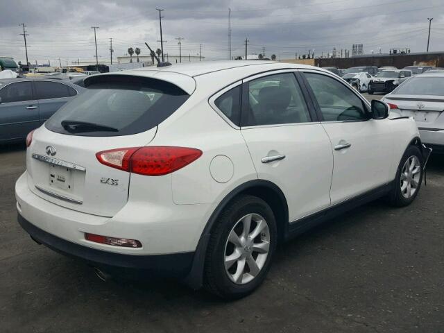 JN1AJ0HR4AM752673 - 2010 INFINITI EX35 BASE WHITE photo 4