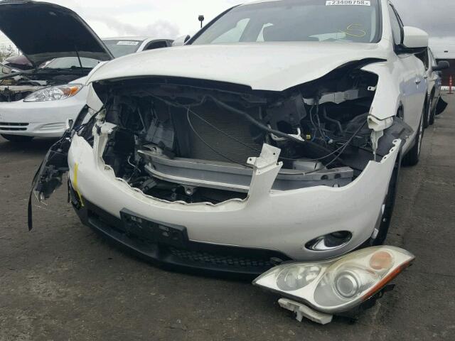 JN1AJ0HR4AM752673 - 2010 INFINITI EX35 BASE WHITE photo 9